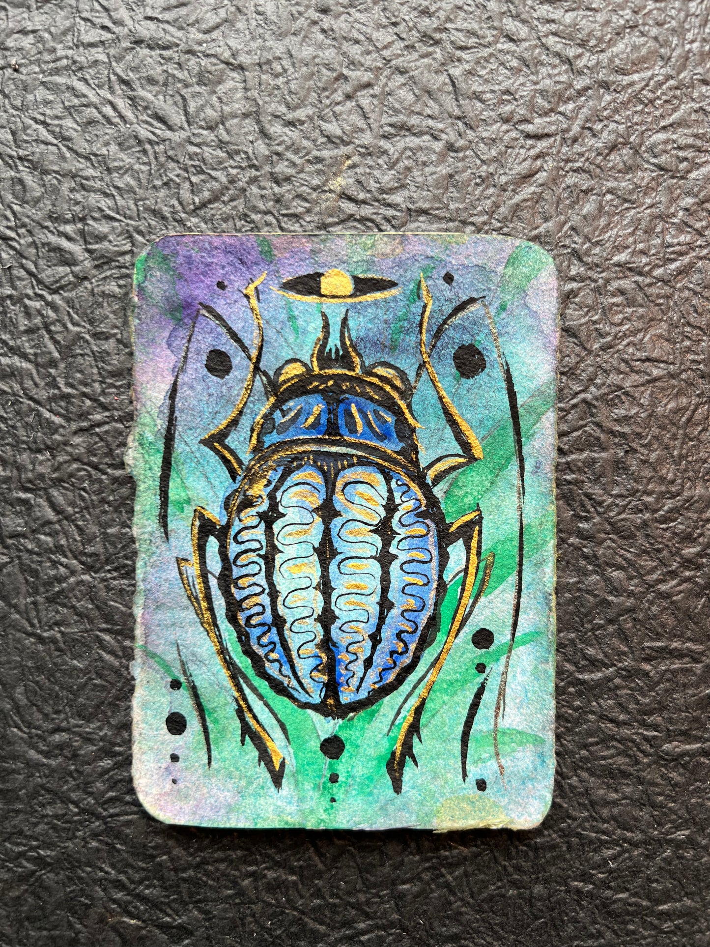 “Blue Beetle” Original Art