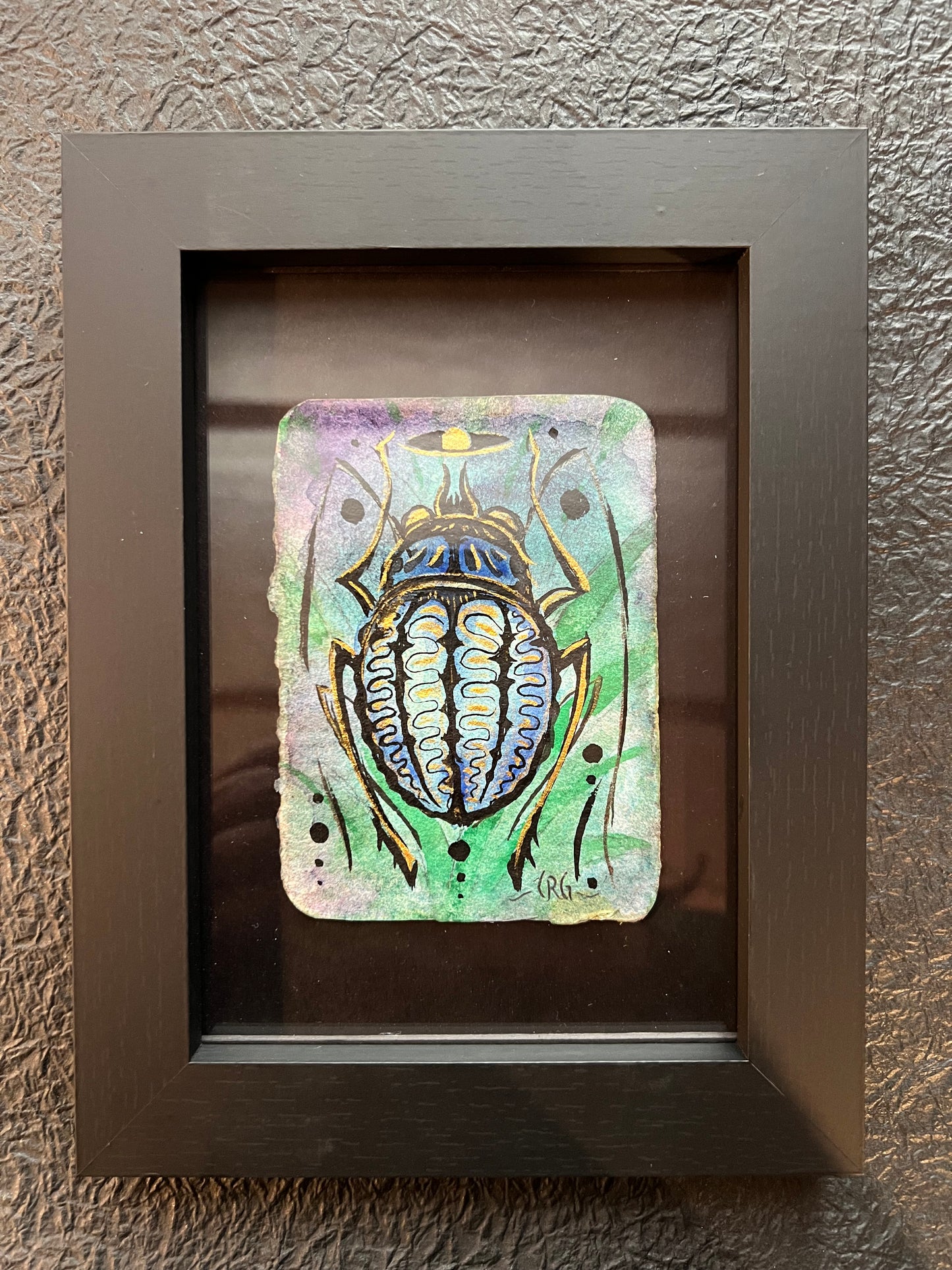 “Blue Beetle” Original Art