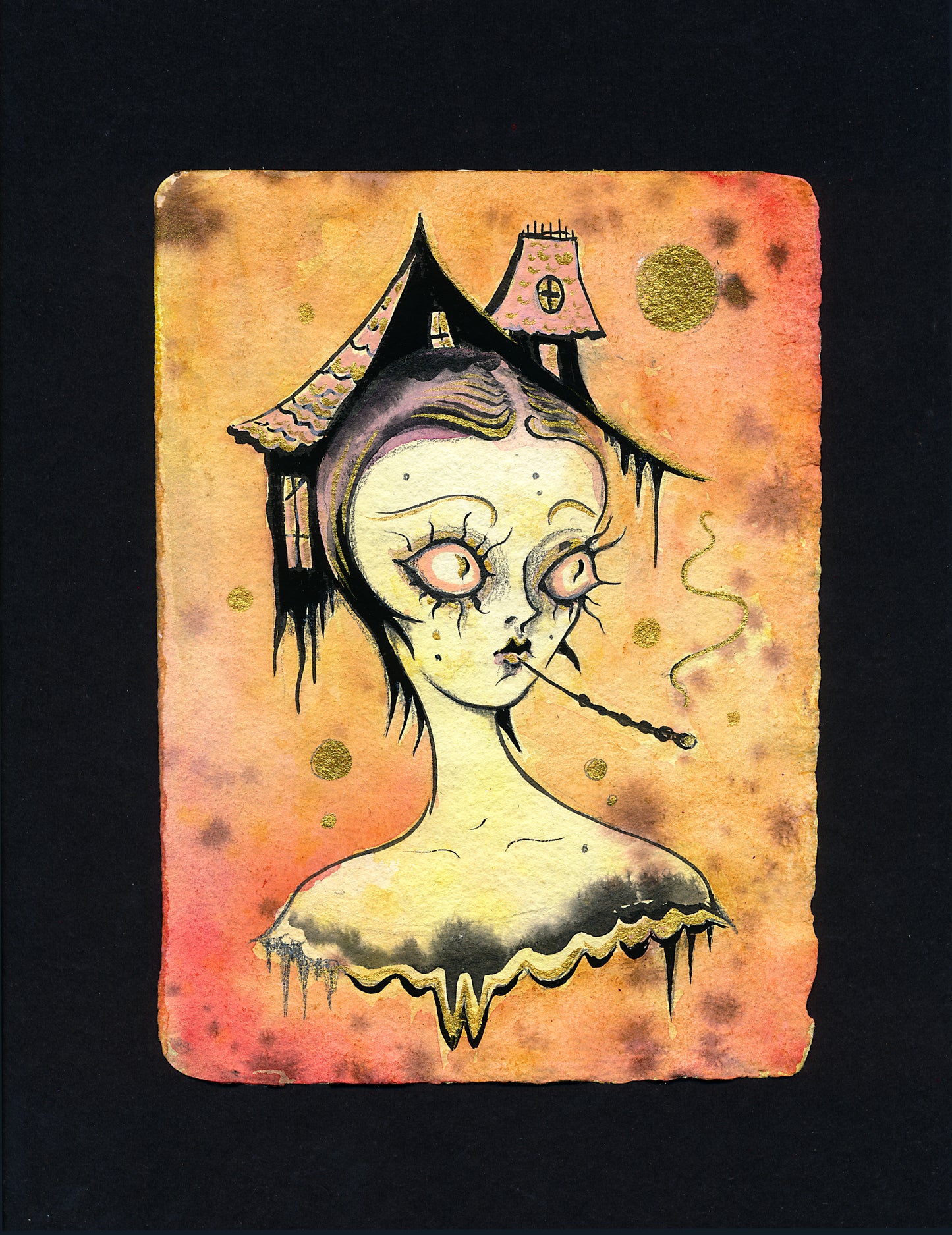 "It Was Haunted" original painting