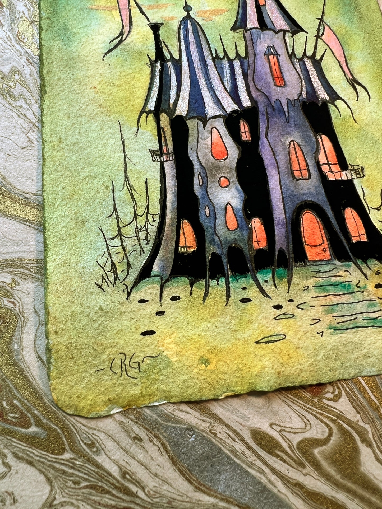 "That House I Keep Dreaming" original painting