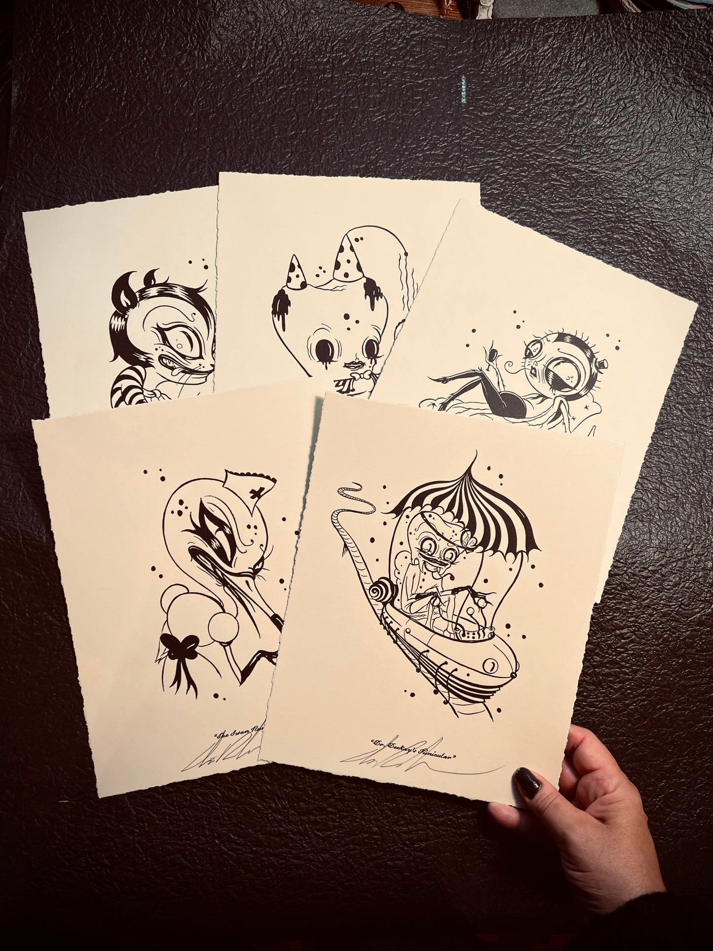 "Swan Nurse" Mini-Print