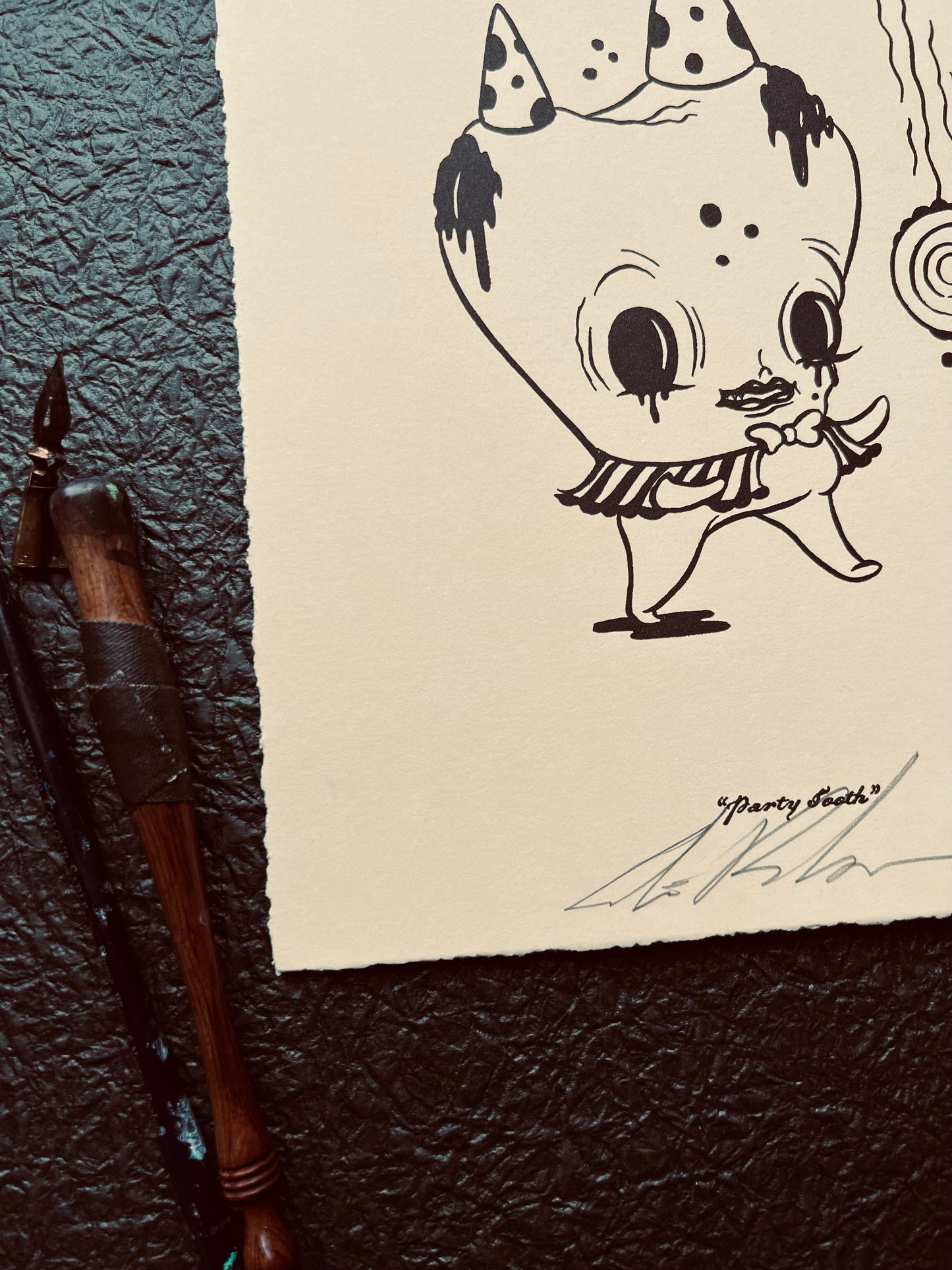 "Party Tooth" Mini Print