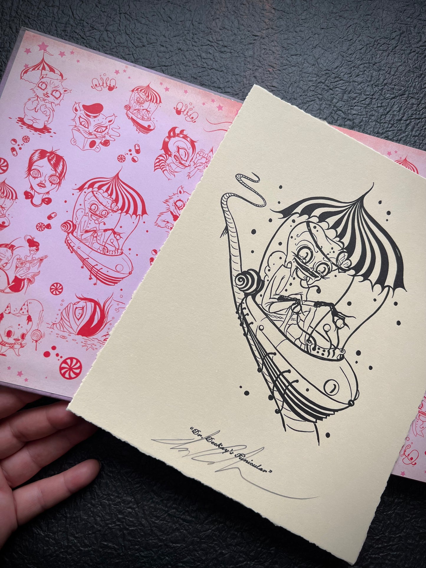 "Dr. Deekays' Funicular" Mini Print