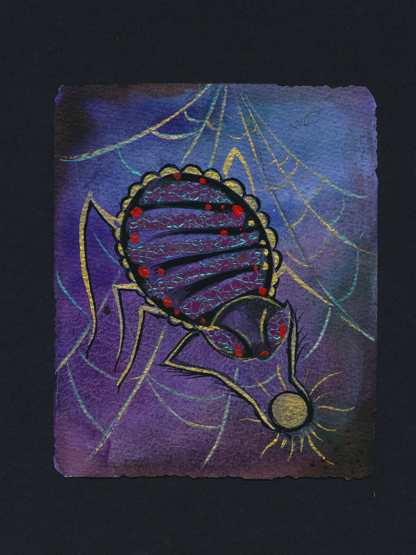 "Placing the Stars" Original painting