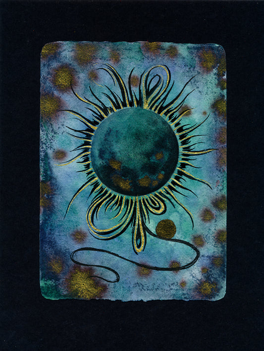 "Abyssal Radiolaria" original painting