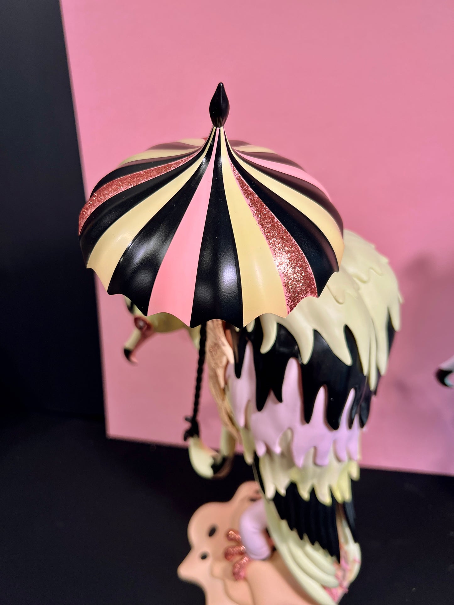 "Faded Clown" Vultura Macabra Glitter-Edition Sculpture