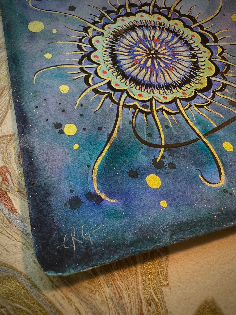 "Hadal Radiolaria" original painting