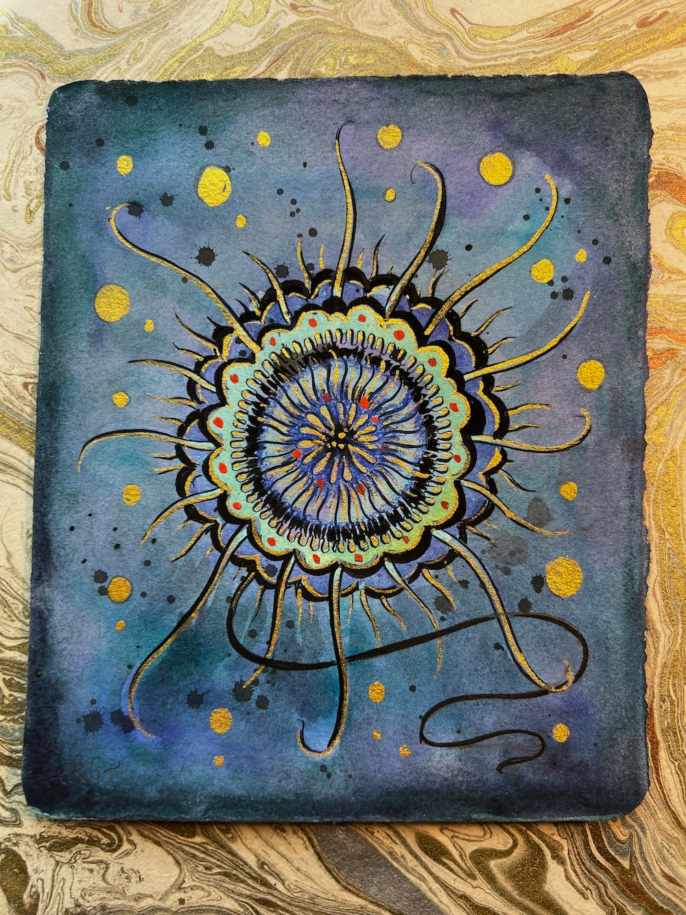 "Hadal Radiolaria" original painting