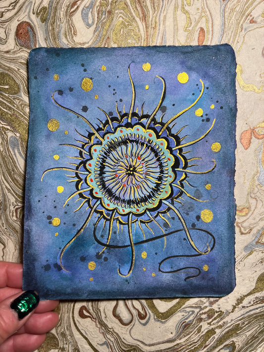"Hadal Radiolaria" original painting