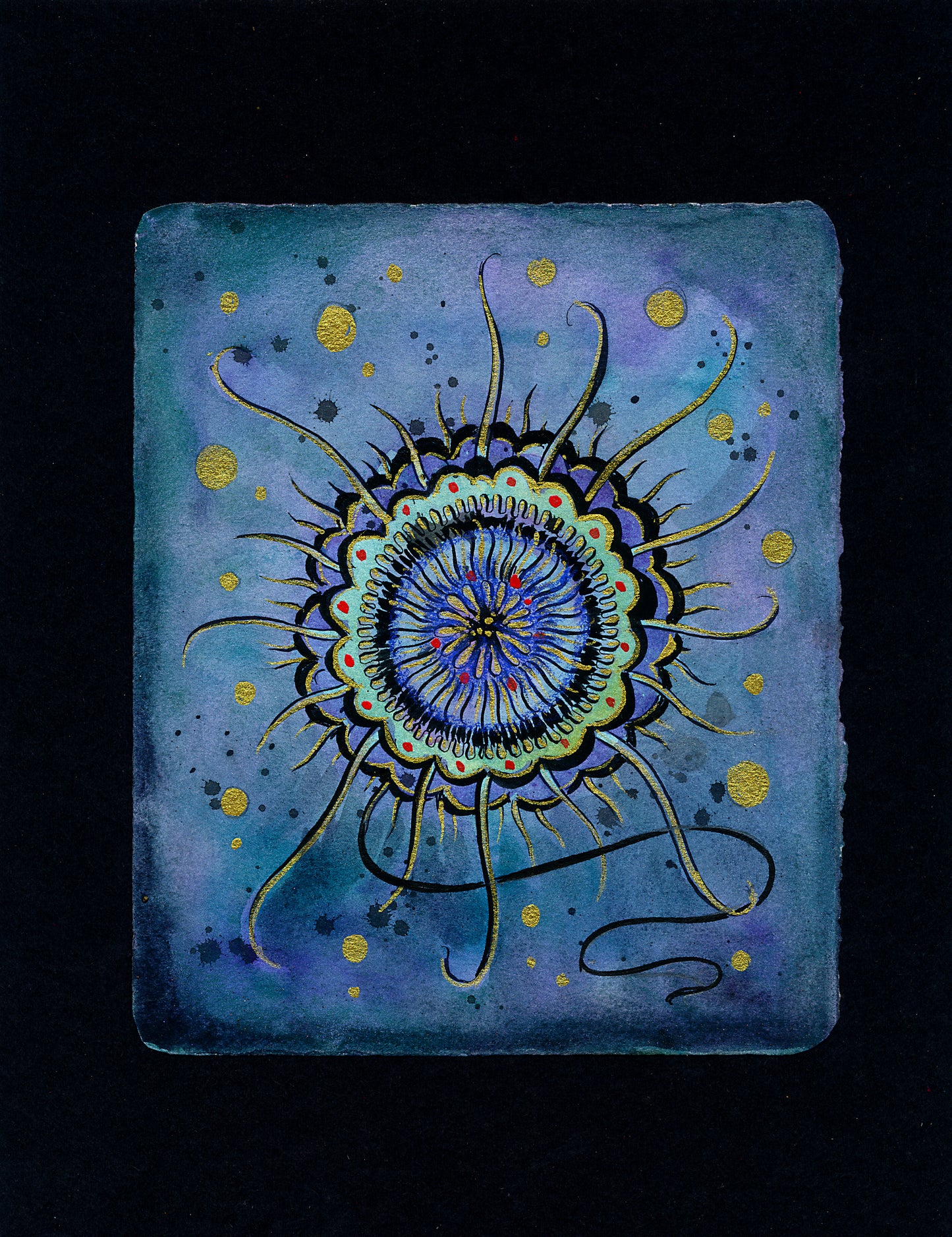 "Hadal Radiolaria" original painting