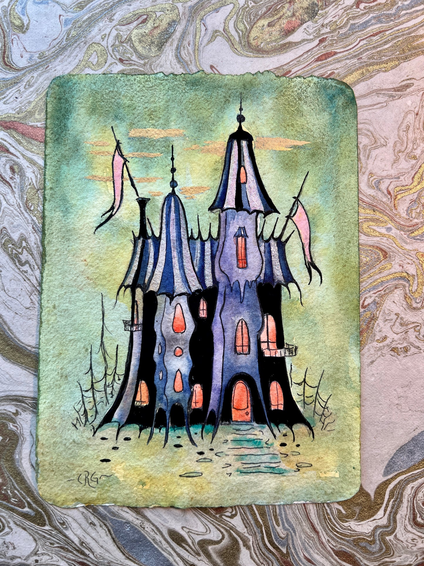 "That House I Keep Dreaming" original painting