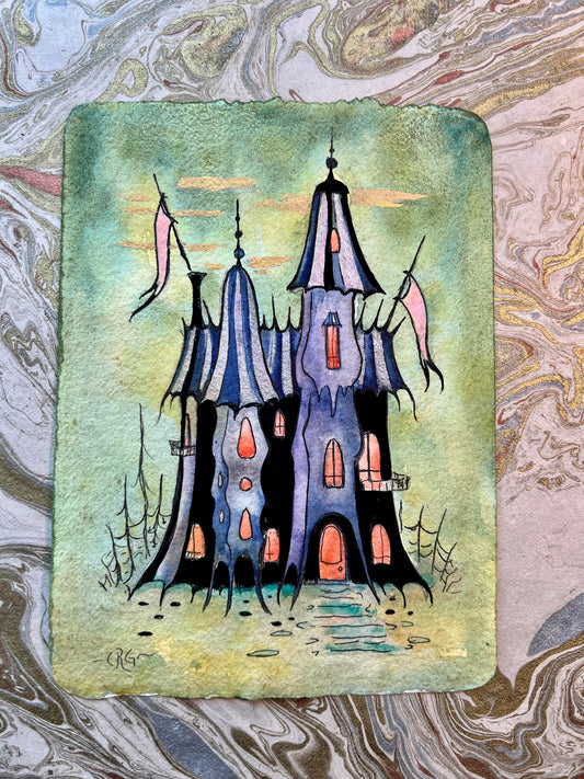 "That House I Keep Dreaming" original painting