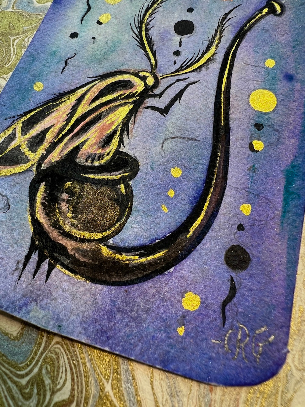 "The Night Moth" original painting